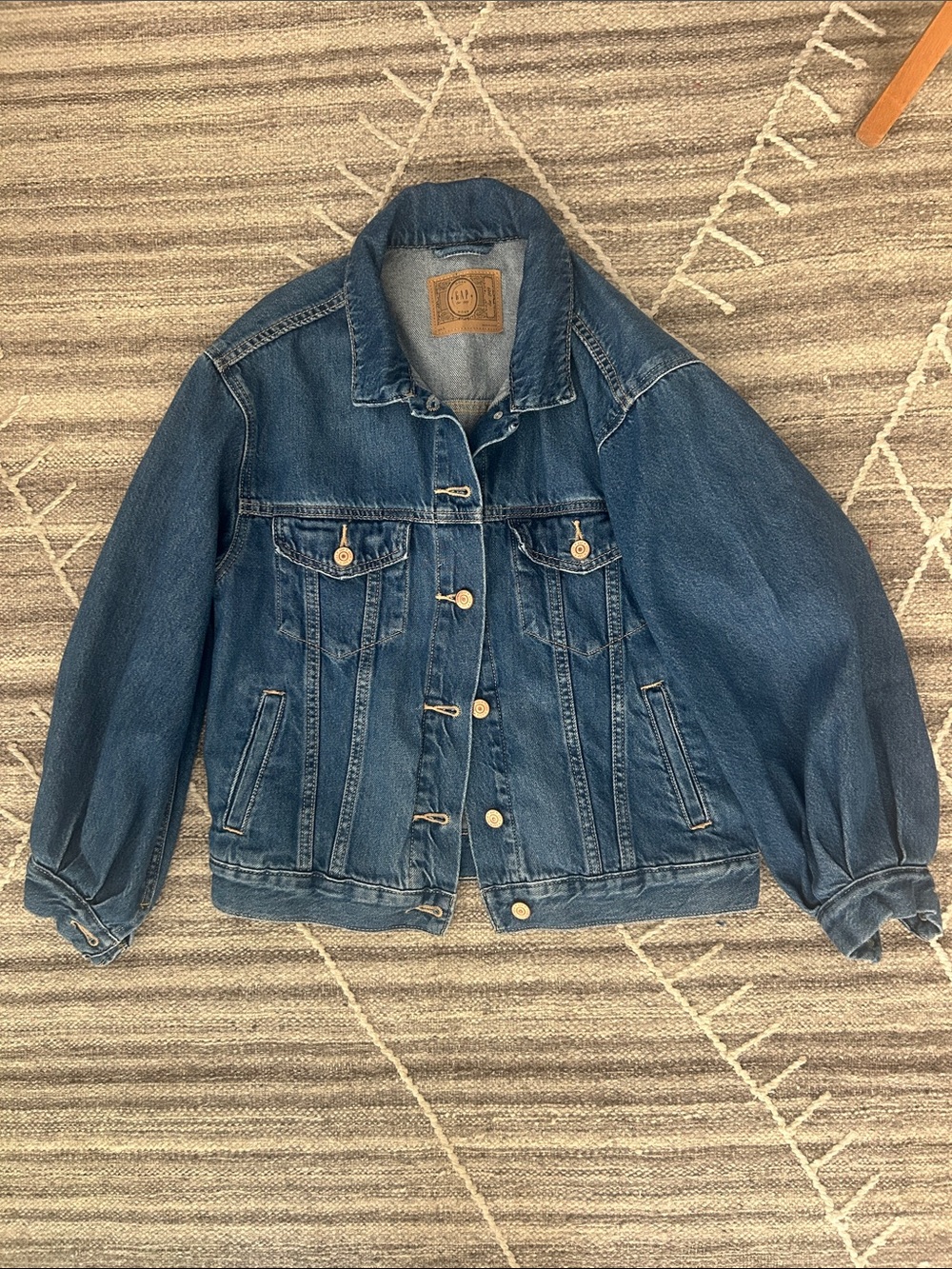 Doen Kids Denim Jacket in Classic Blue